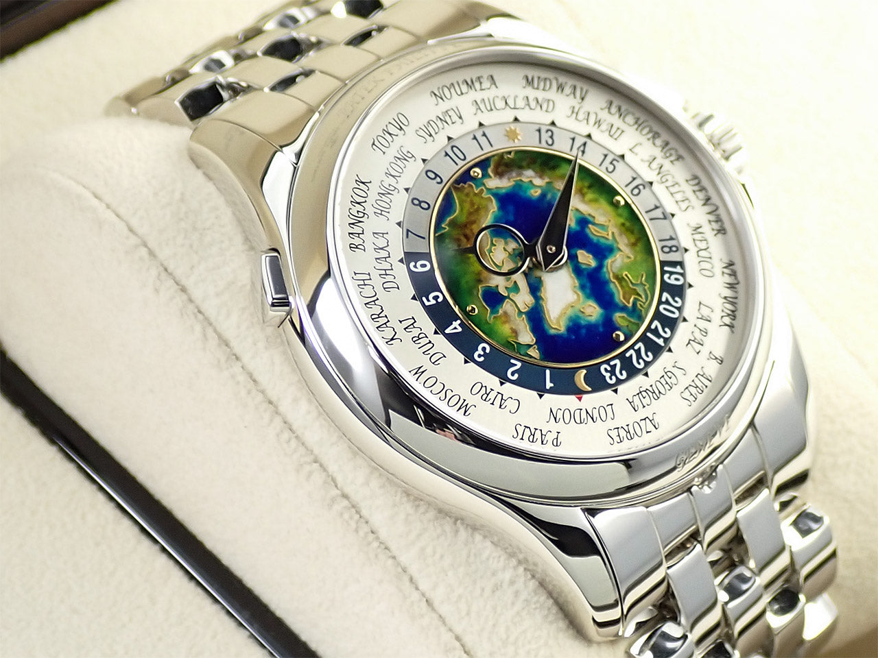 Patek Philippe World Time Cloisonné &lt;Warranty, Box, etc.&gt;