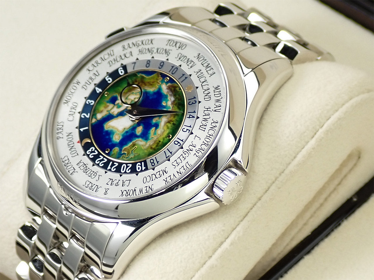 Patek Philippe World Time Cloisonné &lt;Warranty, Box, etc.&gt;