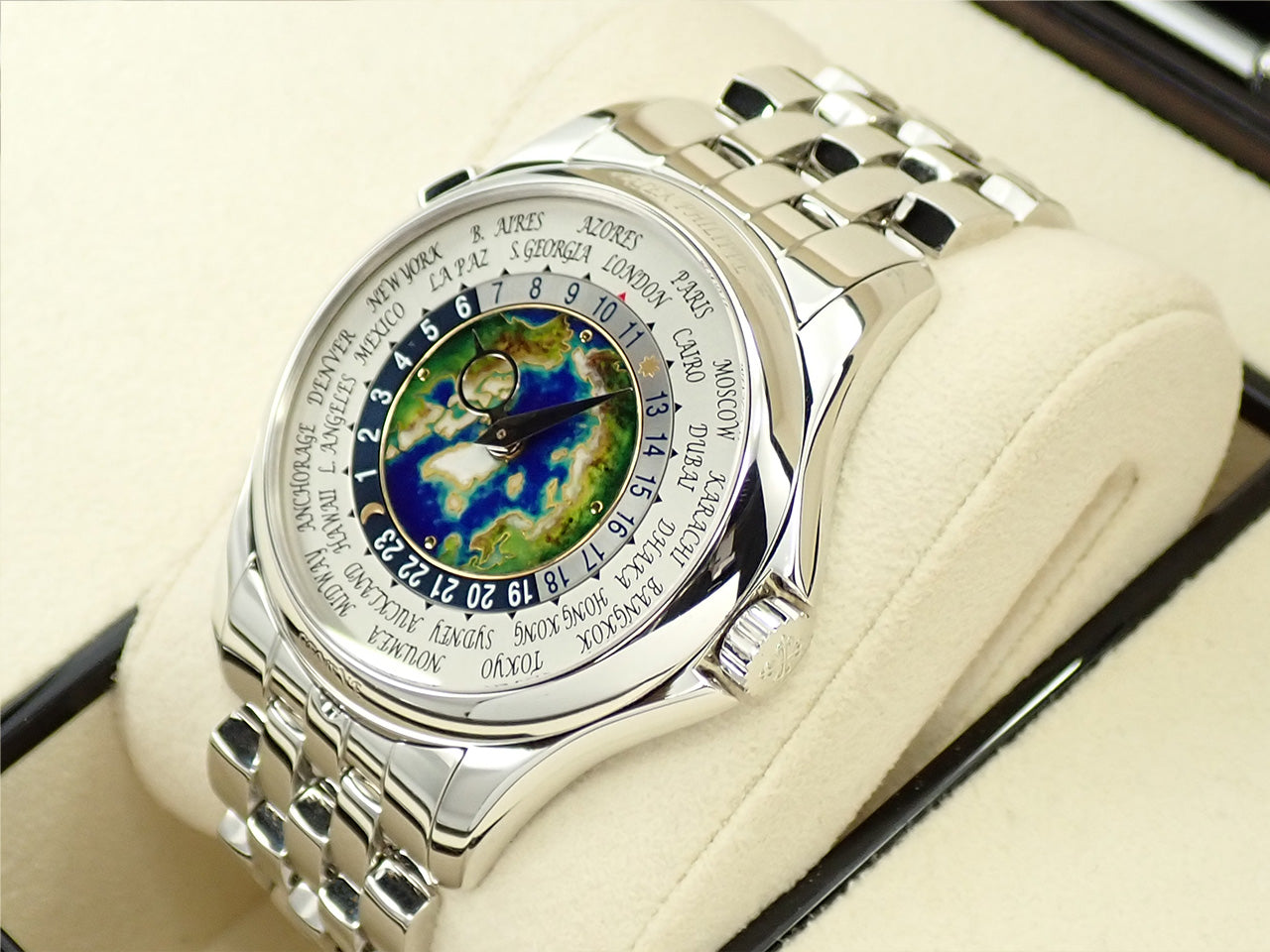 Patek Philippe World Time Cloisonné &lt;Warranty, Box, etc.&gt;