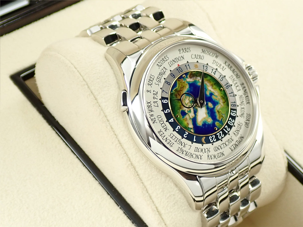 Patek Philippe World Time Cloisonné &lt;Warranty, Box, etc.&gt;