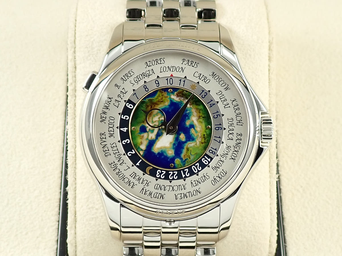 パテックフィリップ ワールドタイム クロワゾネ Ref.5131/1P-001 クロワゾネ文字盤 中古 519C4579