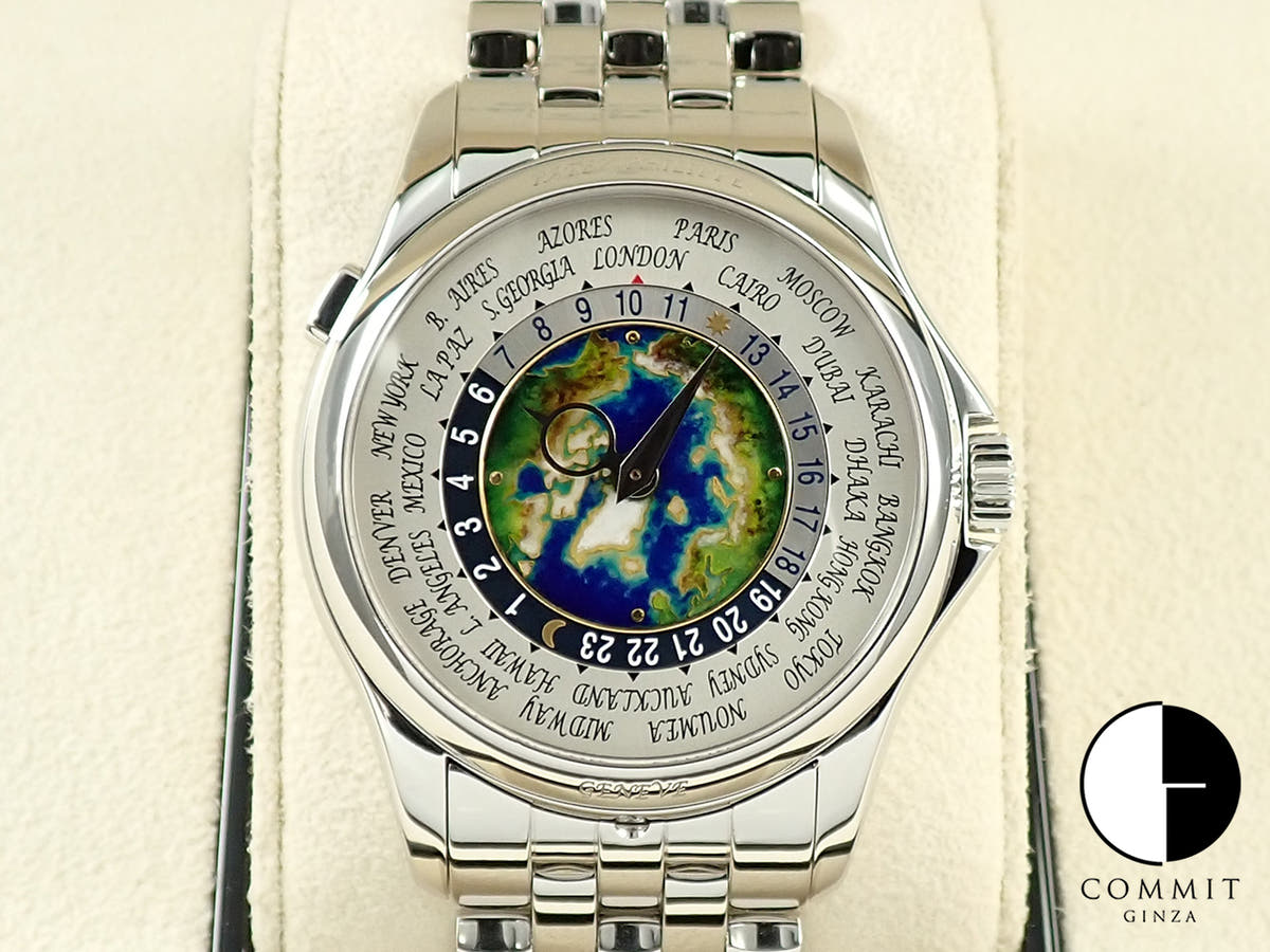 パテックフィリップ ワールドタイム クロワゾネ Ref.5131/1P-001 クロワゾネ文字盤 中古 519C4579