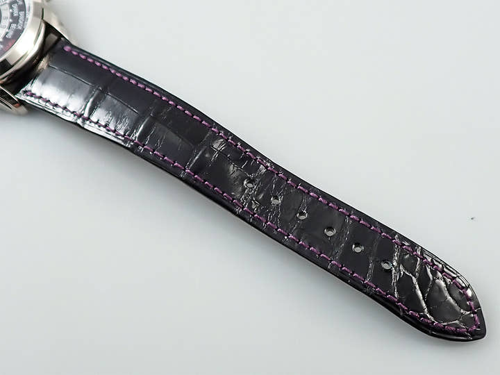 パテックフィリップ コンプリケーション ワールドタイム デイト Ref.5330G-010 ホワイトゴールド パープル文字盤