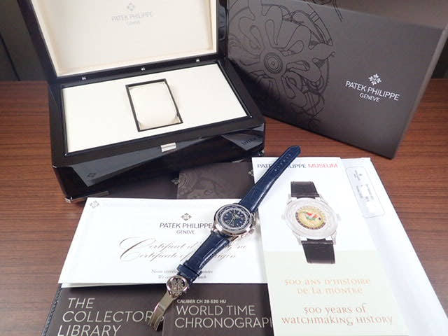 パテックフィリップ ワールドタイム Ref.5930G ブルーオパーリン文字盤 未使用 worldtime-10