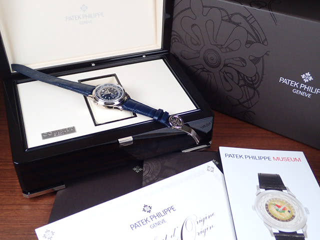 パテックフィリップ ワールドタイム Ref.5930G ブルーオパーリン文字盤 美品 worldtime-12