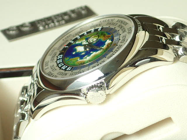 パテックフィリップ ワールドタイム Ref.5131/1P-001 クロワゾネ七宝装飾文字盤 未使用 worldtime-14