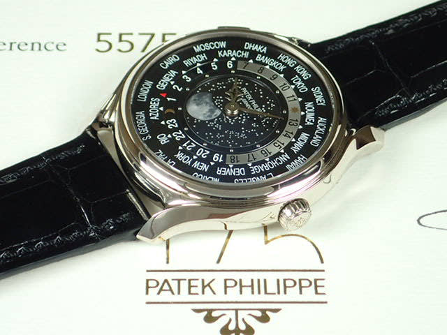 パテックフィリップ ワールドタイム Ref.5575G-001 ブラック文字盤 未使用 worldtime-15