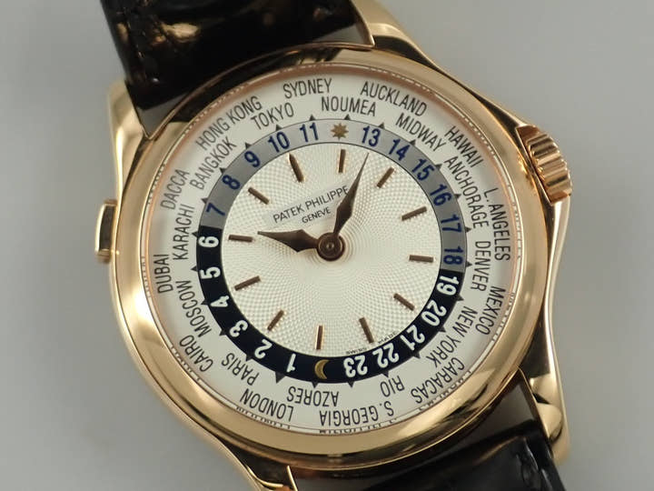 パテックフィリップ コンプリケーション ワールドタイム Ref.5110R-001 ローズゴールド シルバー文字盤