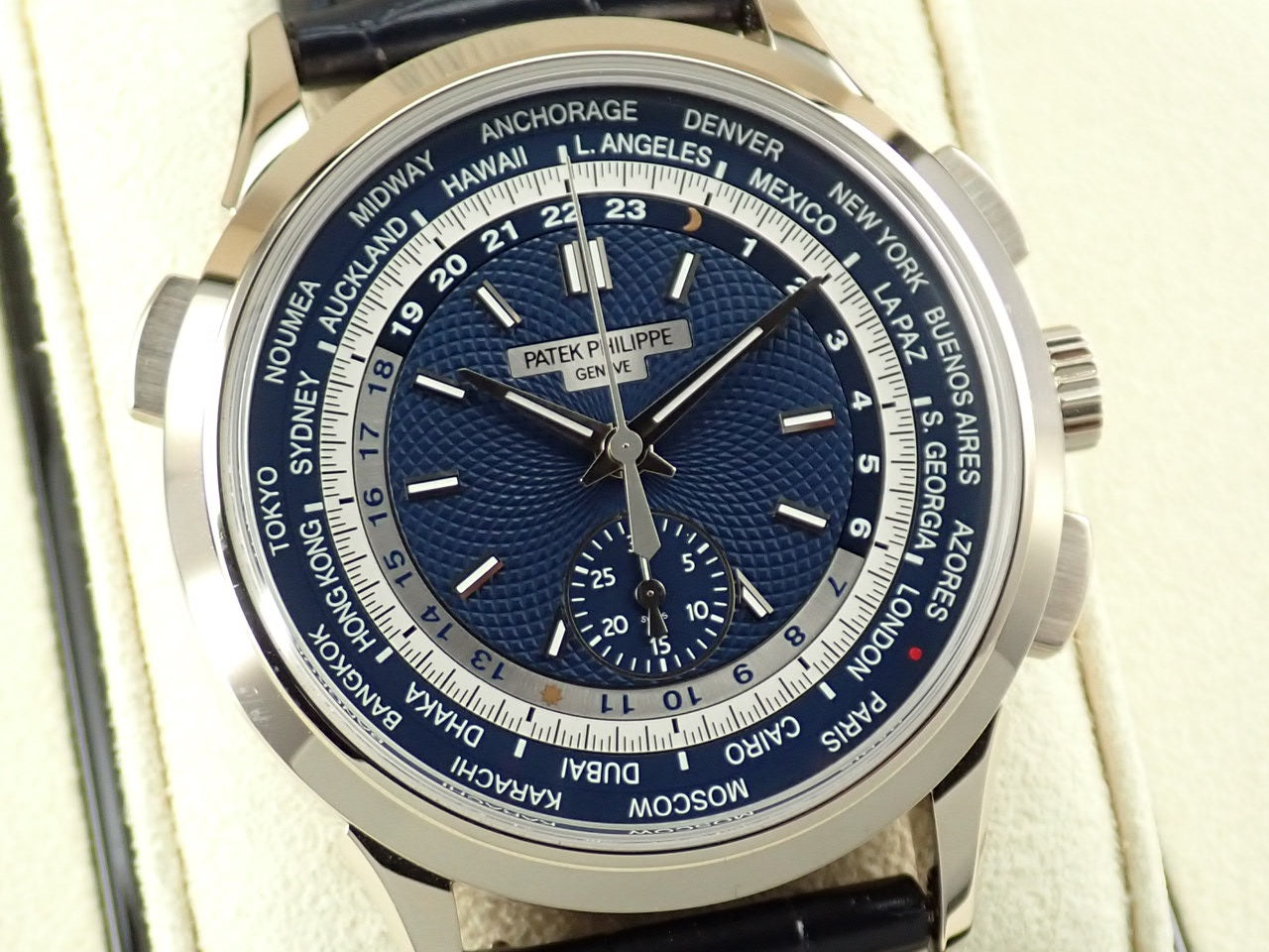 Patek Philippe World Time Chronograph &lt;Warranty Box and Others&gt;