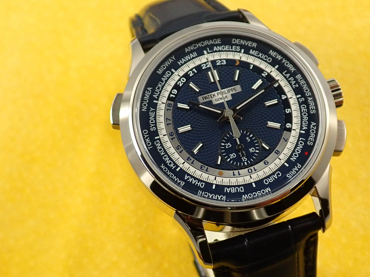 Patek Philippe World Time Chronograph &lt;Warranty Box and Others&gt;