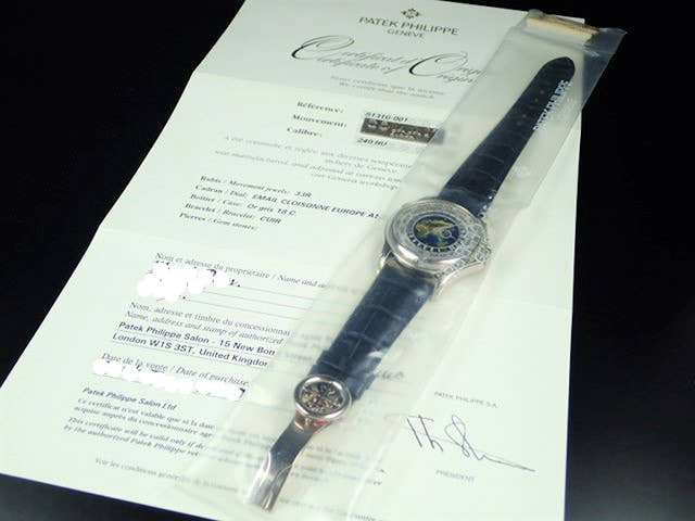 パテックフィリップ ワールドタイム Ref.5131G-001 クロワゾネ七宝装飾文字盤 未使用 worldtime-19