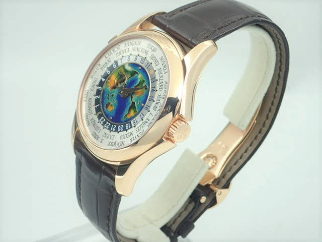 パテックフィリップ ワールドタイム Ref.5131R-011 クロワゾネ七宝装飾文字盤 中古 worldtime-20