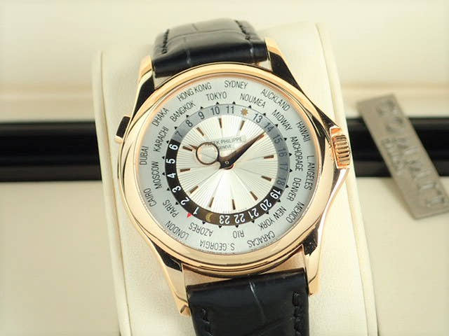 パテックフィリップ ワールドタイム Ref.5130R-001 シルバー文字盤 中古 worldtime-21
