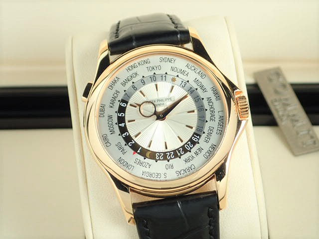 パテックフィリップ ワールドタイム Ref.5130R-001 シルバー文字盤 中古 worldtime-21