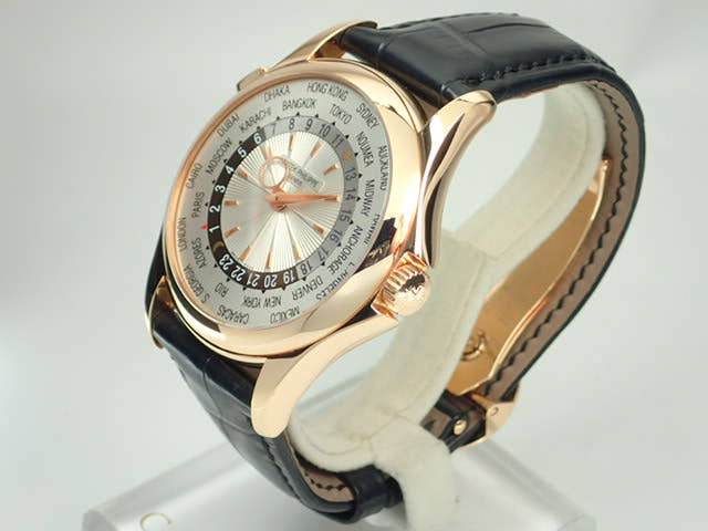 パテックフィリップ ワールドタイム Ref.5130R-001 シルバー文字盤 中古 worldtime-21