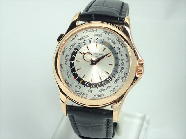 パテックフィリップ ワールドタイム Ref.5130R-001 シルバー文字盤 中古 worldtime-21