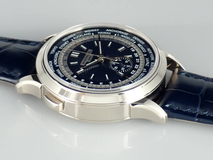 パテックフィリップ ワールドタイム Ref.5930G-001 ブルーオパーリン文字盤 中古 worldtime-23