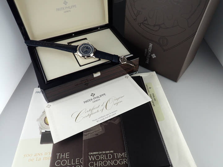 パテックフィリップ ワールドタイム Ref.5930G-001 ブルーオパーリン文字盤 中古 worldtime-23