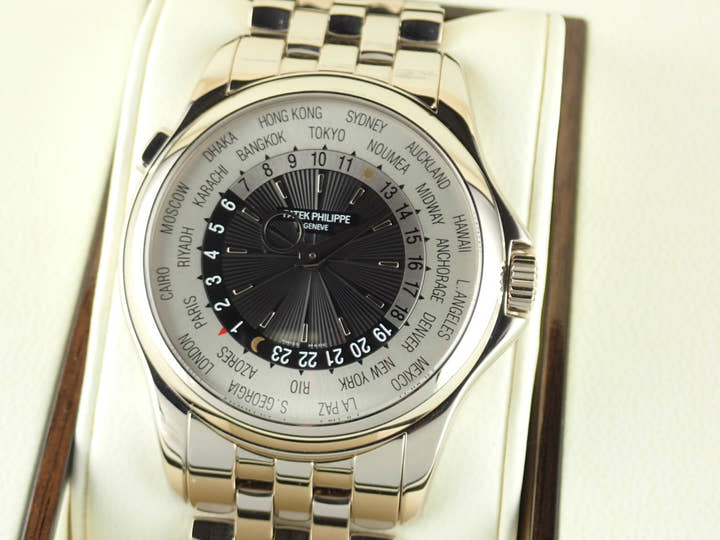 パテックフィリップ ワールドタイム Ref.5130/1G シルバー／グレー文字盤 中古 worldtime-26