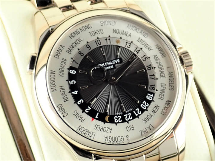 パテックフィリップ ワールドタイム Ref.5130/1G シルバー／グレー文字盤 中古 worldtime-26