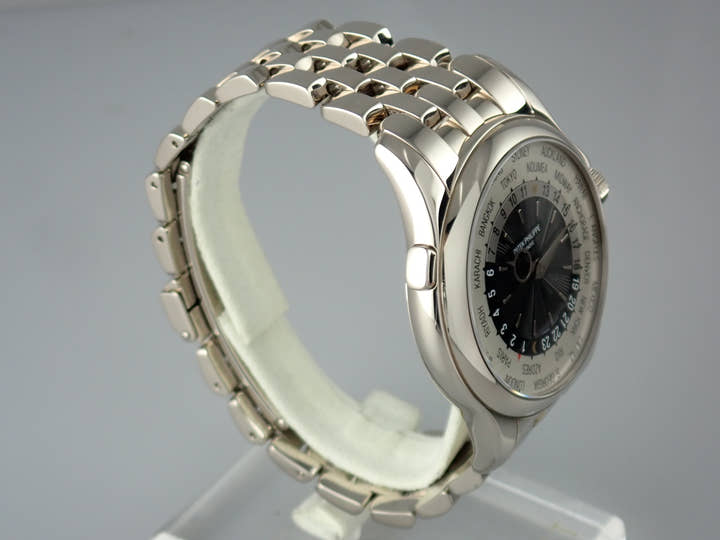パテックフィリップ ワールドタイム Ref.5130/1G シルバー／グレー文字盤 中古 worldtime-26
