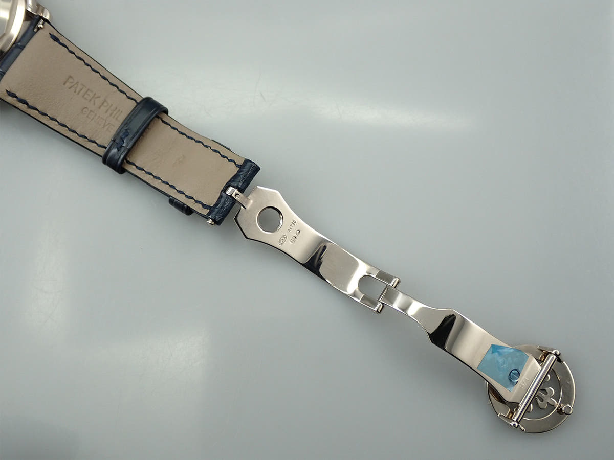 パテックフィリップ ワールドタイム クロノグラフ Ref.5930G-010 ブルー文字盤 美品 CX6AL8JL