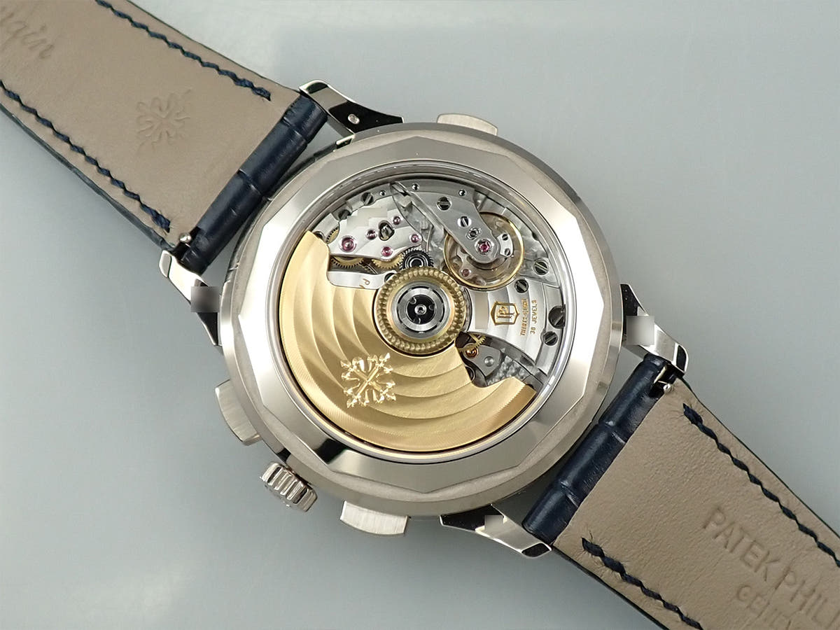 パテックフィリップ ワールドタイム クロノグラフ Ref.5930G-010 ブルー文字盤 美品 CX6AL8JL