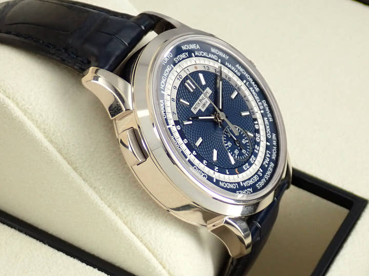 パテックフィリップ ワールドタイム Ref.5930G-001 ブルーオパーリン文字盤 中古 worldtime-30