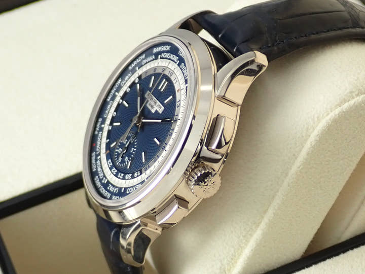 パテックフィリップ ワールドタイム Ref.5930G-001 ブルーオパーリン文字盤 中古 worldtime-30
