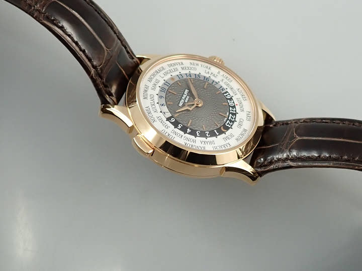 パテックフィリップ コンプリケーション ワールドタイム Ref.5230R-001 ローズゴールド シルバー文字盤