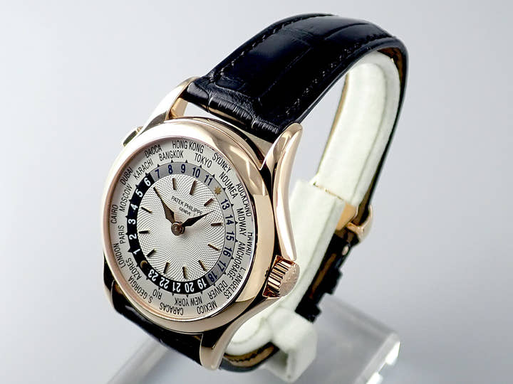 パテックフィリップ ワールドタイム Ref.5110R-001 ギョーシェ/シルバーオパーリン文字盤 中古 worldtime-33