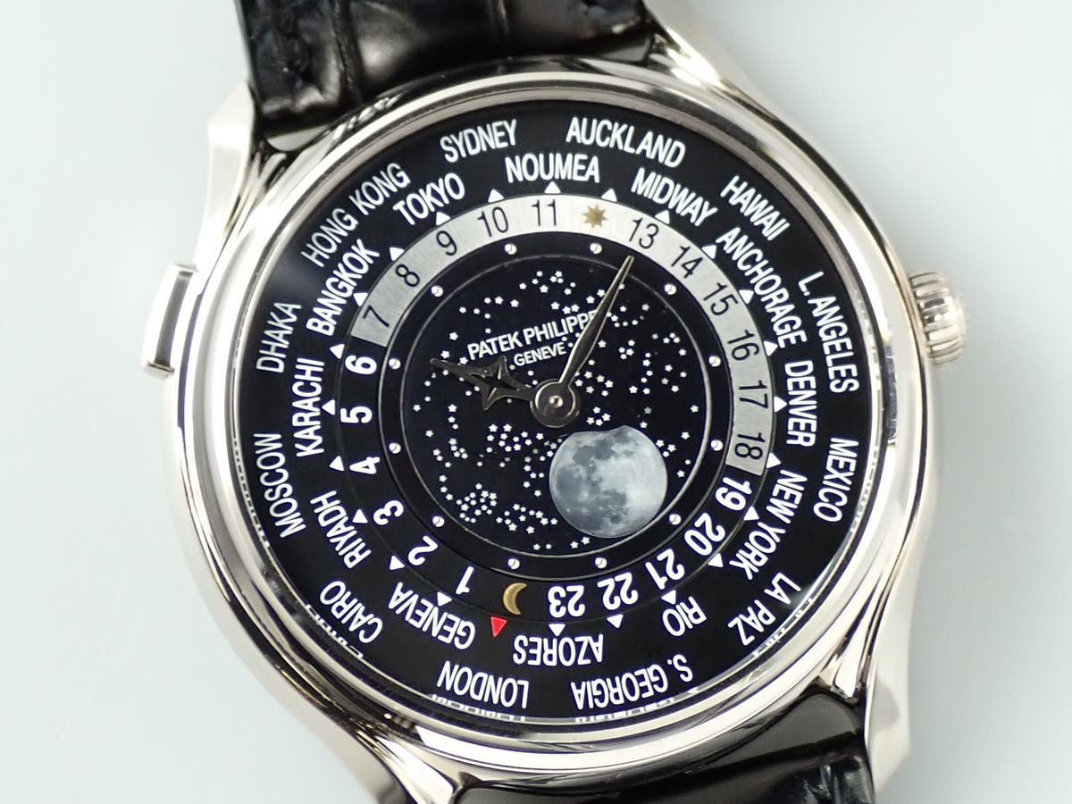 パテックフィリップ ワールドタイム ムーンフェイズ Ref.5575G-001 ブラック文字盤 中古 Y89KRS01