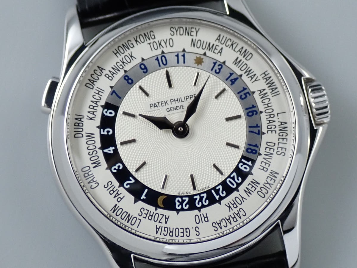 パテックフィリップ ワールドタイム Ref.5110G-001 シルバー文字盤 中古 287704SV
