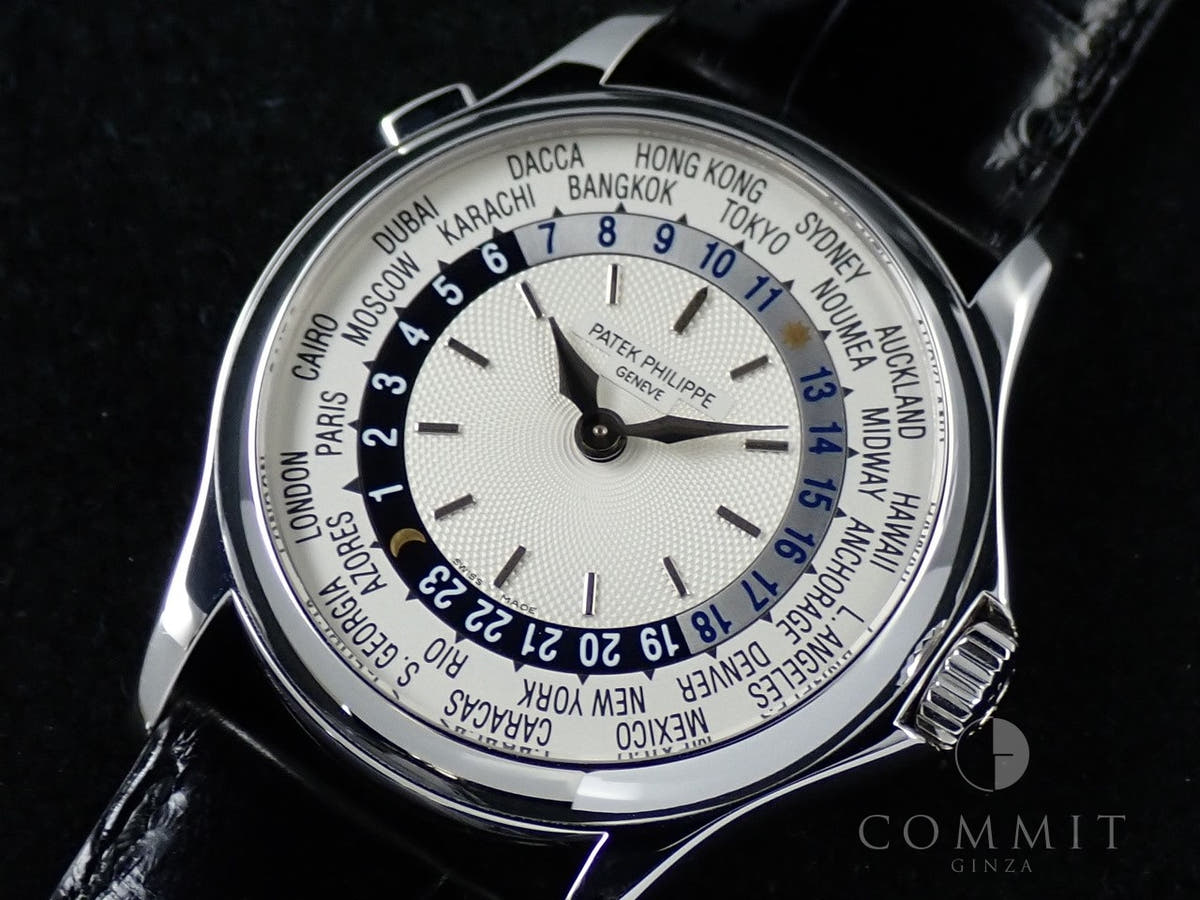パテックフィリップ ワールドタイム Ref.5110G-001 シルバー文字盤 中古 287704SV