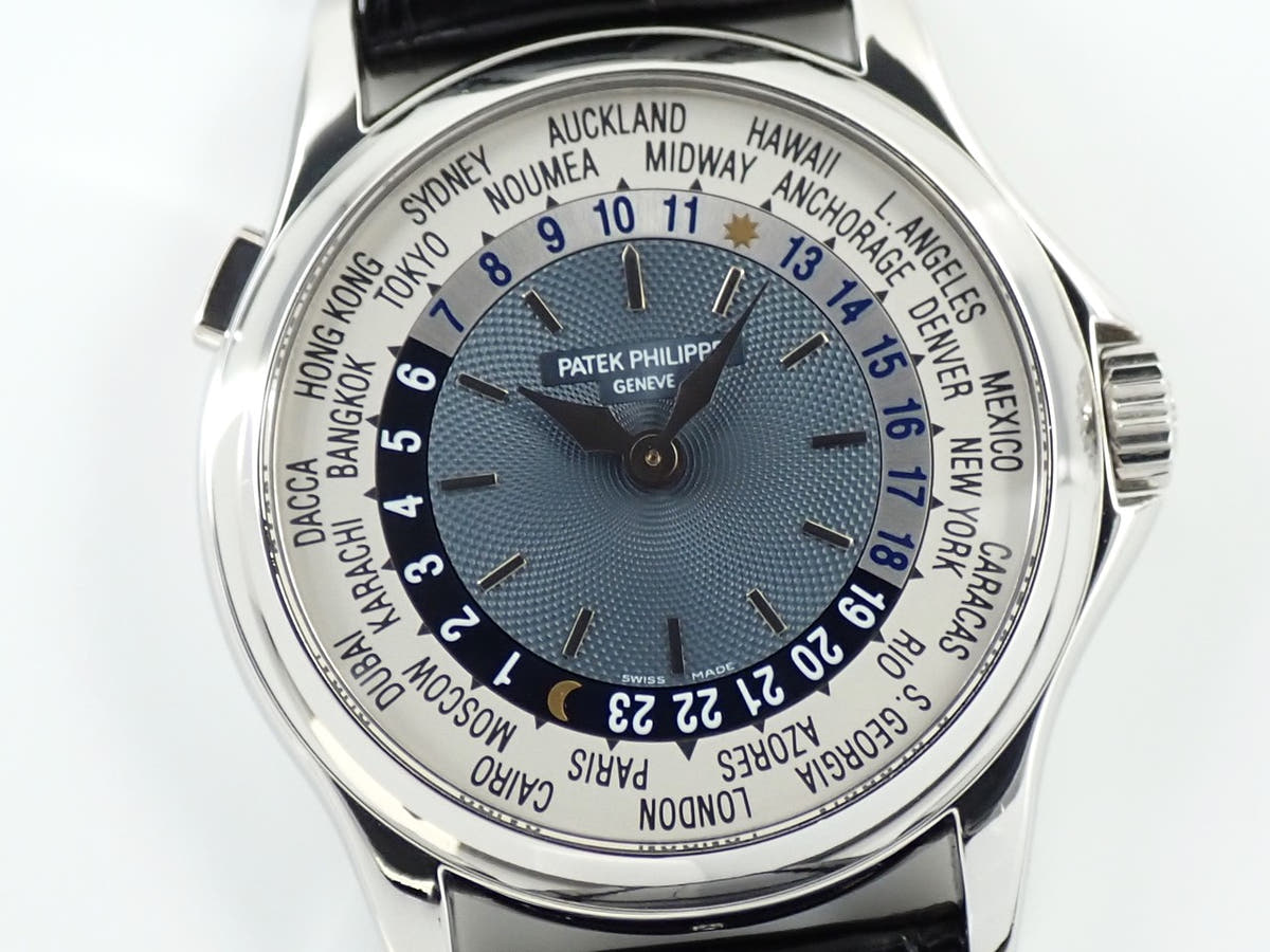 パテックフィリップ ワールドタイム Ref.5110P-001 ブルー文字盤 美中古 UT230H19