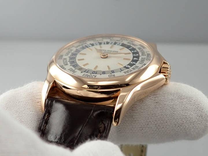 パテックフィリップ ワールドタイム Ref.5110R-001 ギョーシェ/シルバーオパーリン文字盤 中古 worldtime-40