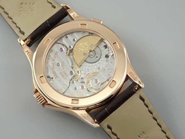 パテックフィリップ ワールドタイム Ref.5110R-001 ギョーシェ/シルバーオパーリン文字盤 中古 worldtime-40