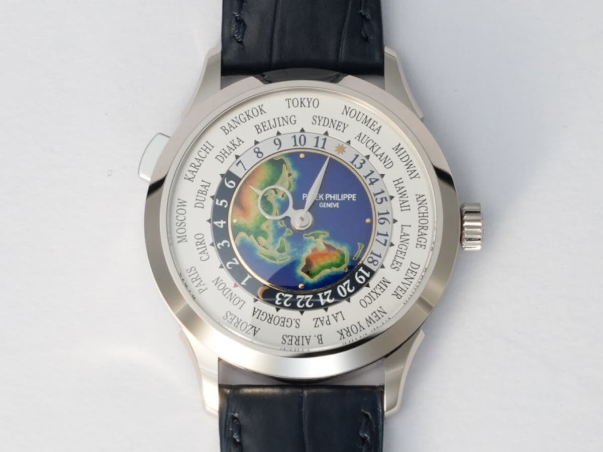 パテック フィリップ ワールドタイム クロワゾネ Ref.5231G-001 18KWG クロワゾネ文字盤 未使用 6SU60897