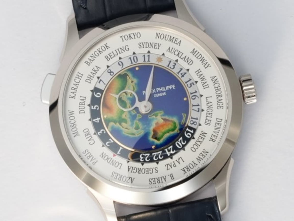 パテック フィリップ ワールドタイム クロワゾネ Ref.5231G-001 18KWG クロワゾネ文字盤 未使用 6SU60897