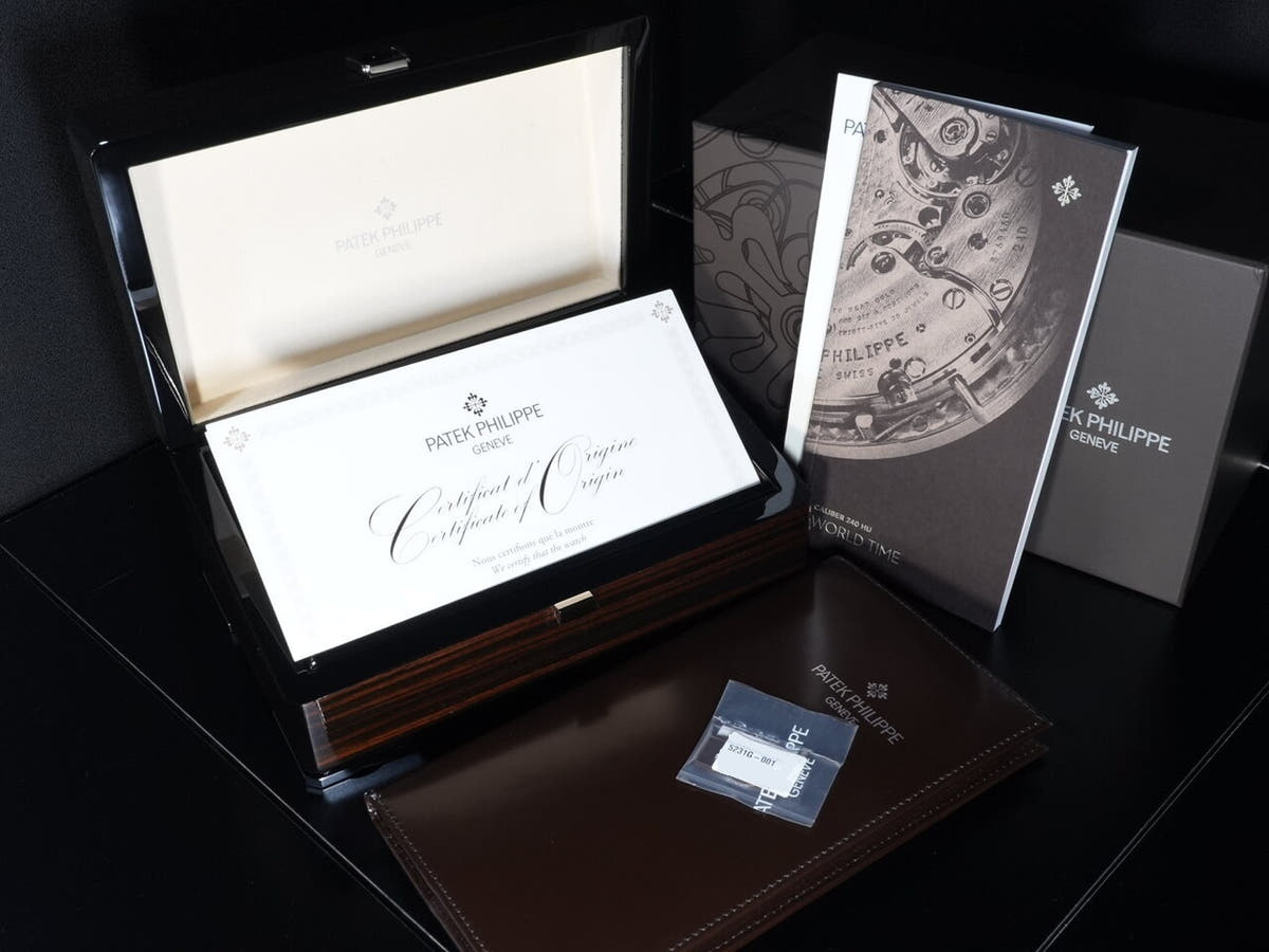 パテック フィリップ ワールドタイム クロワゾネ Ref.5231G-001 18KWG クロワゾネ文字盤 未使用 6SU60897