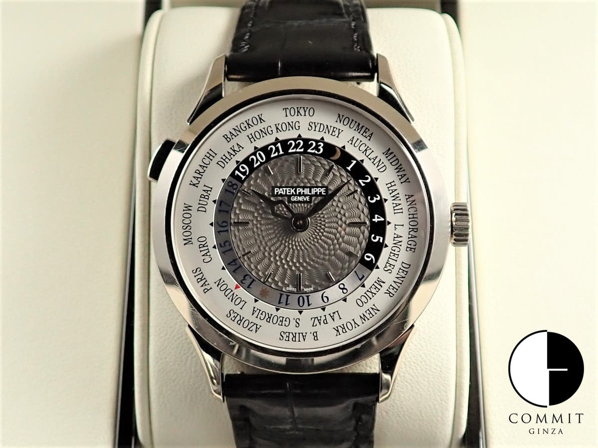 パテックフィリップ ワールドタイム Ref.5230G-001 ホワイト/グレー文字盤 中古 22F73RLA