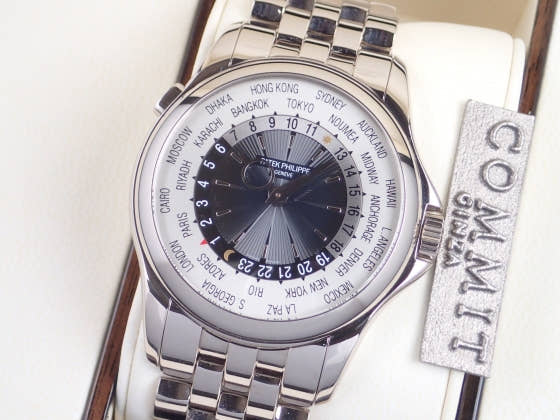 パテックフィリップ ワールドタイム Ref.5130/1G シルバー／グレー文字盤 中古 worldtime-7
