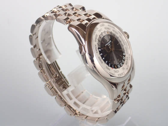 パテックフィリップ ワールドタイム Ref.5130/1G シルバー／グレー文字盤 中古 worldtime-7