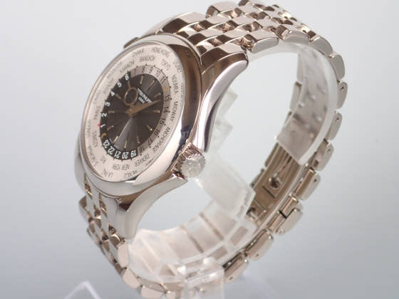 パテックフィリップ ワールドタイム Ref.5130/1G シルバー／グレー文字盤 中古 worldtime-7
