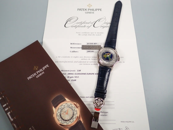 Patek Philippe World Time Cloisonné [Unused] Ref.5131G