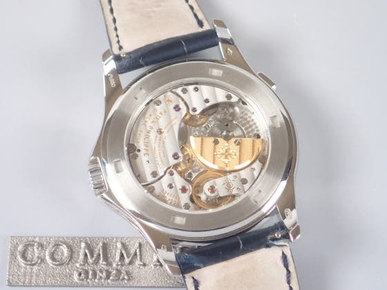 パテックフィリップ ワールドタイム Ref.5130P ブルーソレイユ文字盤 中古 worldtime