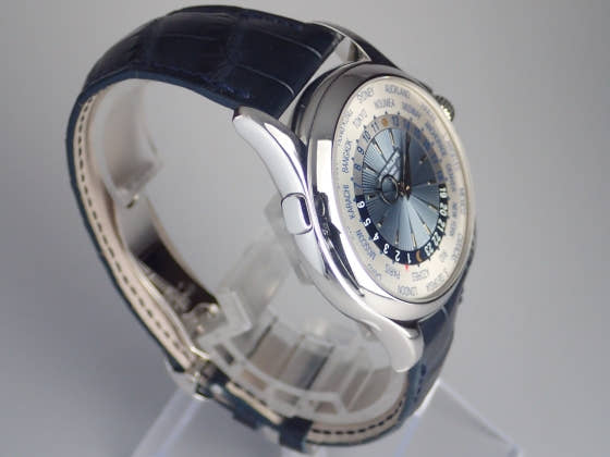 パテックフィリップ ワールドタイム Ref.5130P ブルーソレイユ文字盤 中古 worldtime