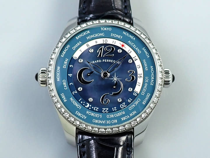ジラールペルゴ WW.TC Ref.49860D-11A461-CK4A シェル文字盤 中古 8W1CXLSS
