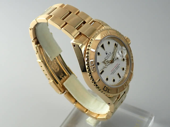 Rolex Yacht-Master 40 Ref. 16628 Yellow Gold White Dial
