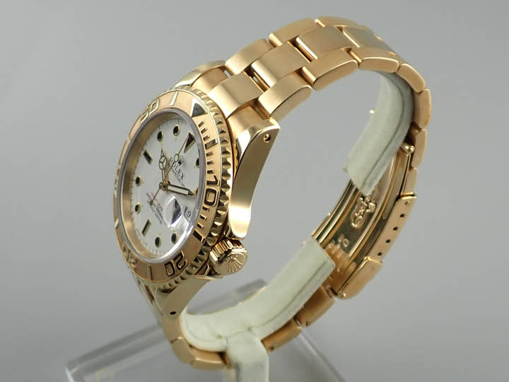 Rolex Yacht-Master 40 Ref. 16628 Yellow Gold White Dial